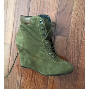 Cute suede booties